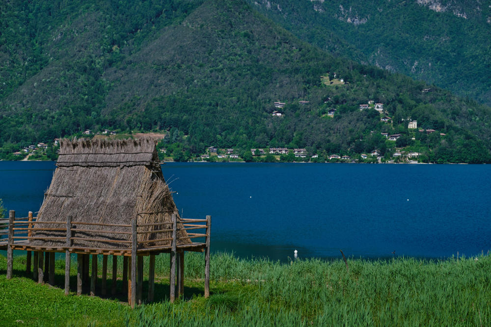 Italien Lago di Ledro Panoramablick