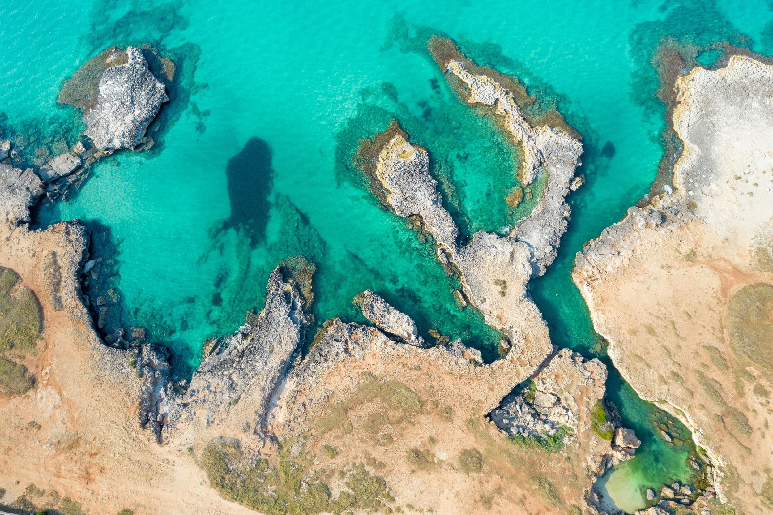 Italië Apulië Natuurreservaat Torre Guaceto