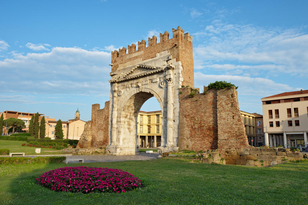 Italy Rimini Arch of Augustus