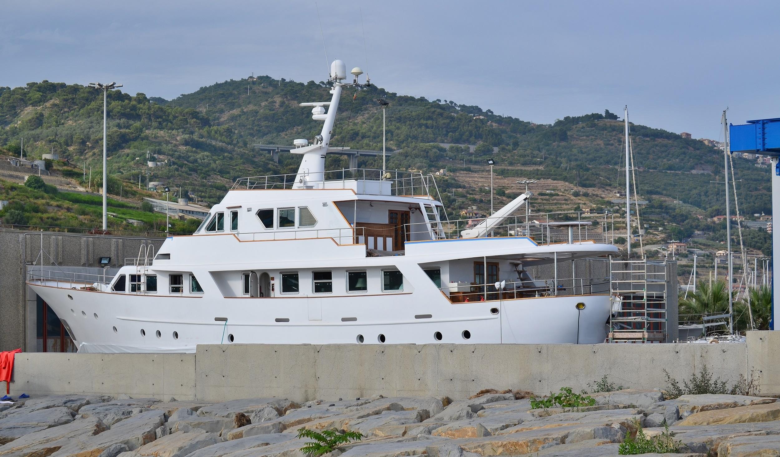 Italien-San-Bartolomeo-Al-Mare-Hafen