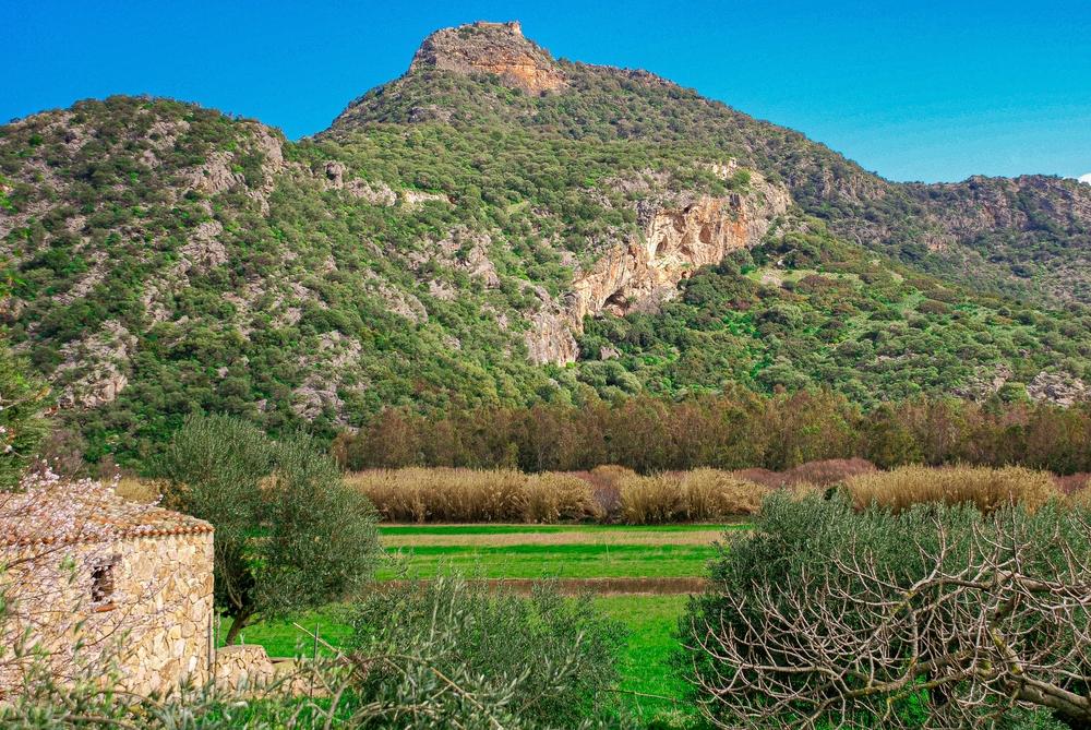 Italy Quirra Hill in Villaputzu, Sardinia