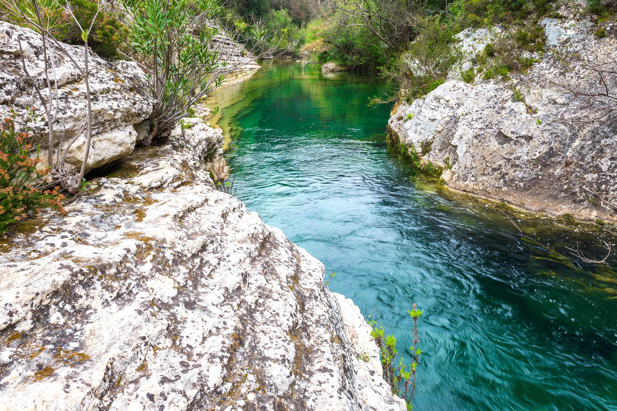 Fluss Cassibile (Sizilien)