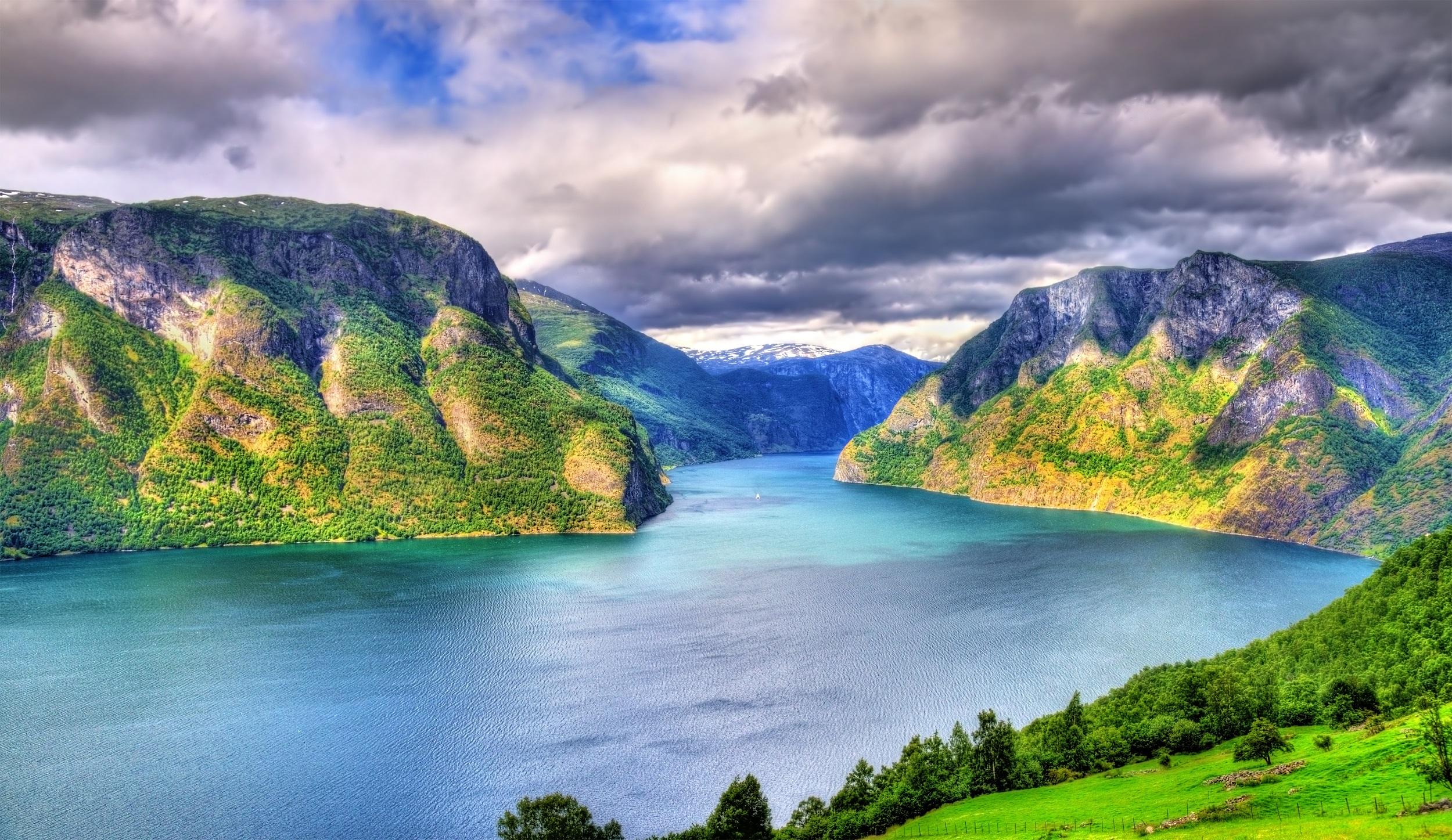 Noorwegen-Aurlandsfjord