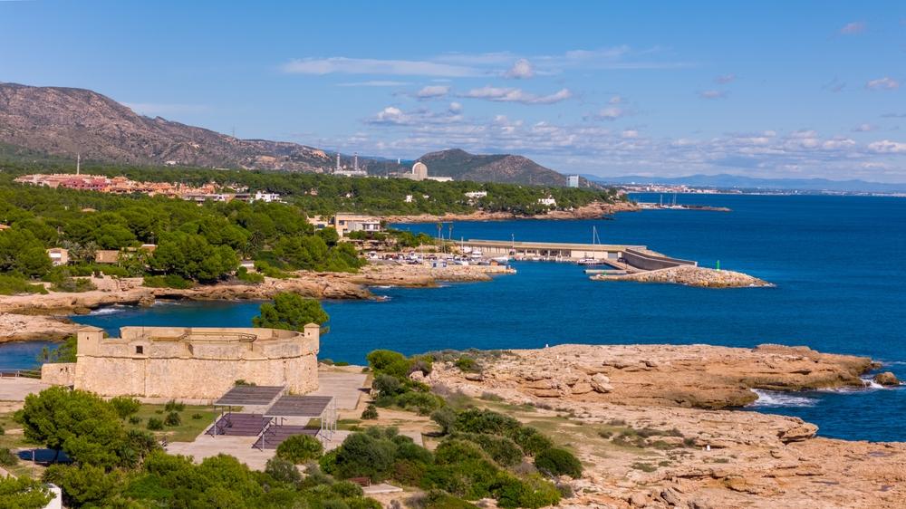 Spanien Ametlla de Mar Sant Jordi d'Alfama Festung