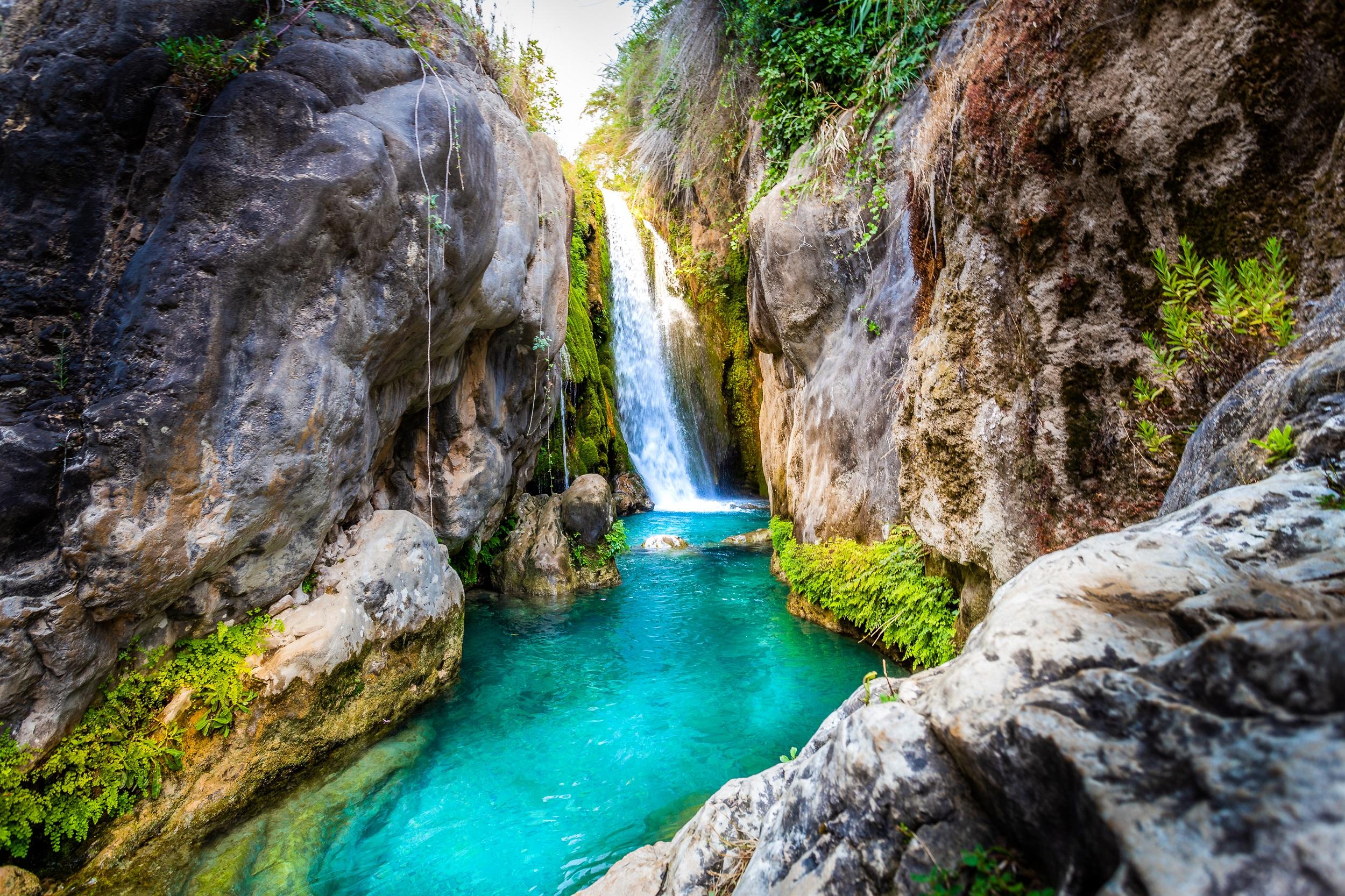 Spanien Costa Blanca Algar-Wasserfälle