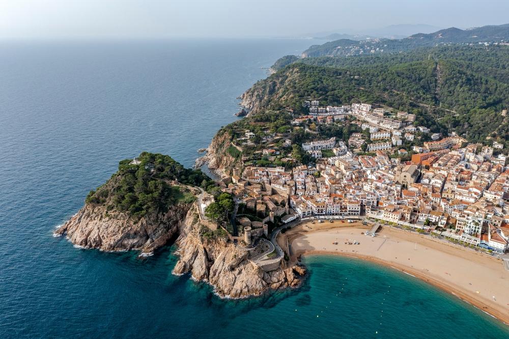 Espagne Costa Brava Platja Gran de Platja d'Aro