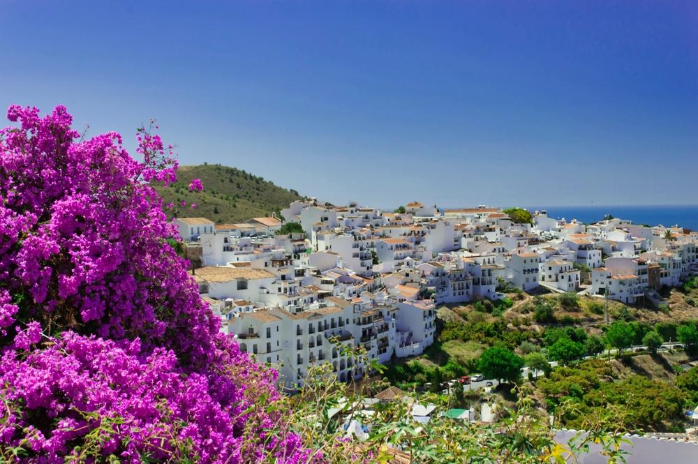 Spanien Frigiliana Dorf