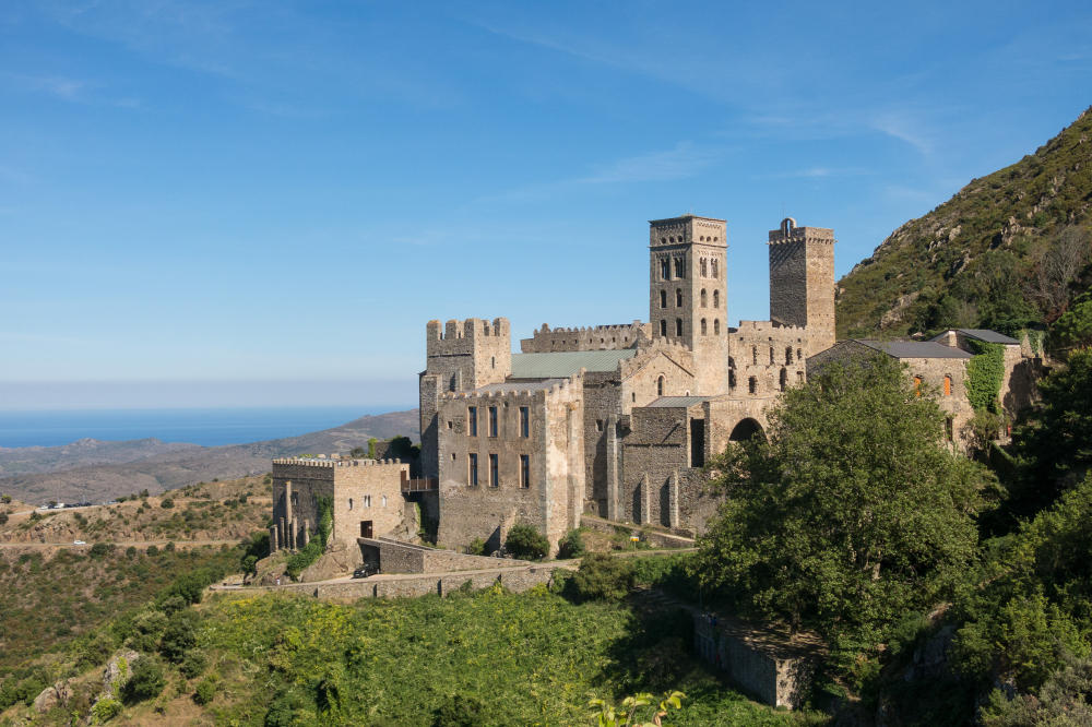 Espagne Llanca Sant Pere de Rodes Monastère