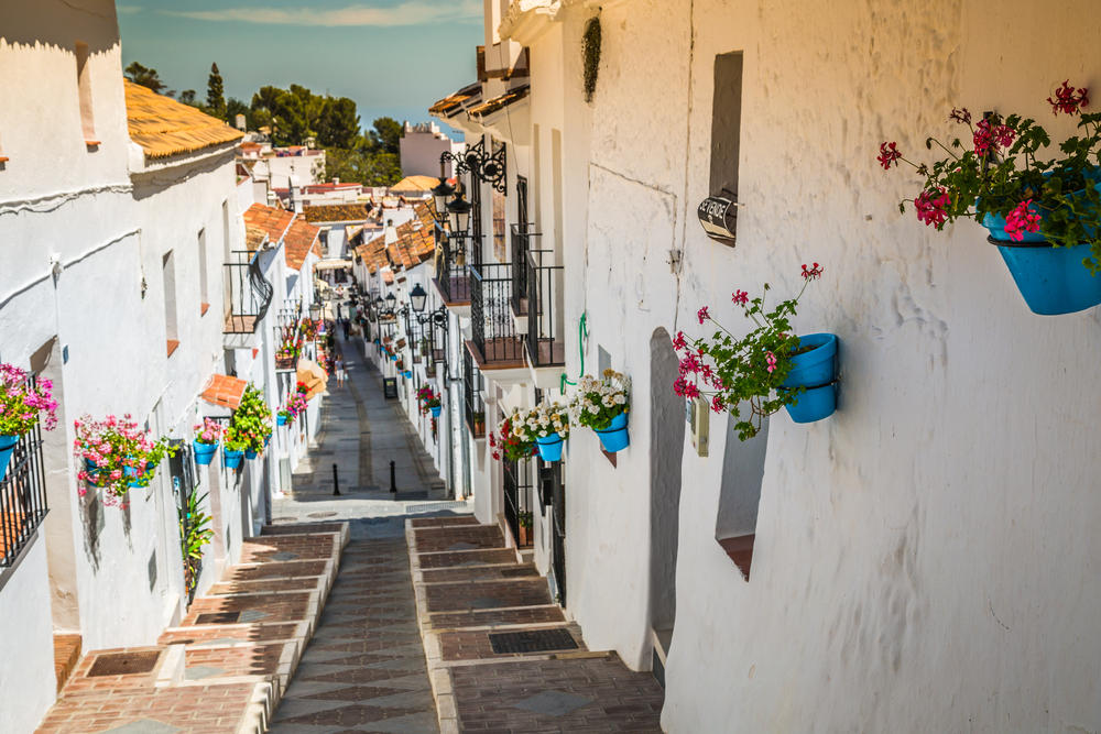 Espagne Mijas rue pittoresque