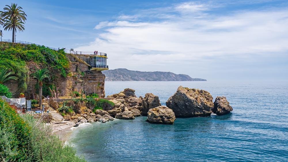 Spain Balcony of Europe in Nerja