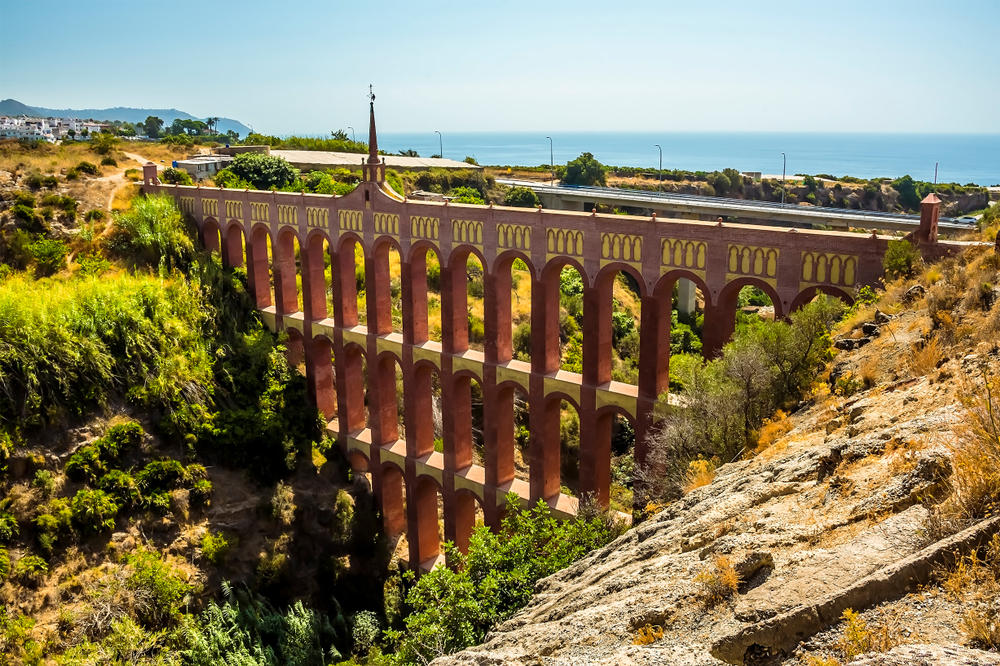 Spain Eagle Aqueduct in Nerja