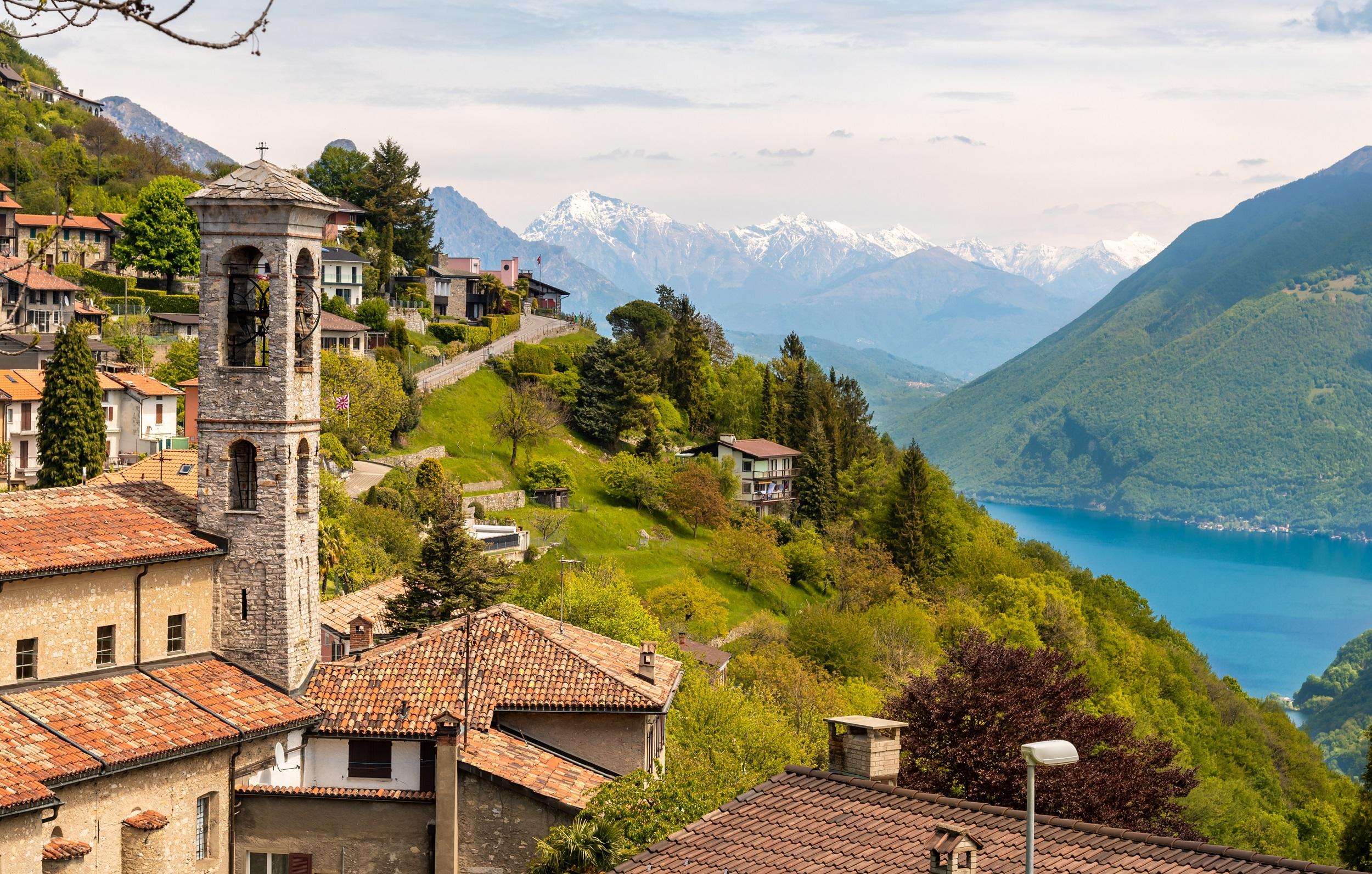 Schweiz-Aldesago-Ansicht