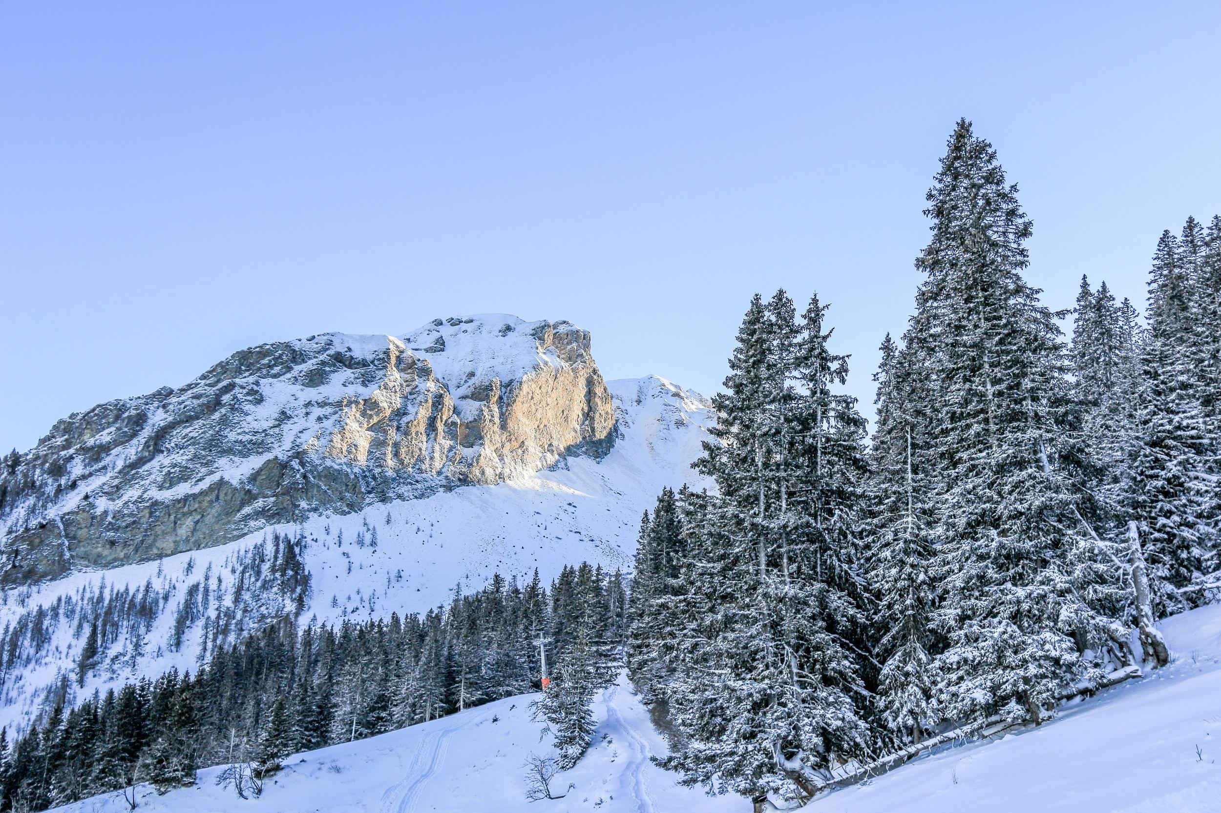 Schweiz-Arosa-Skigebiet