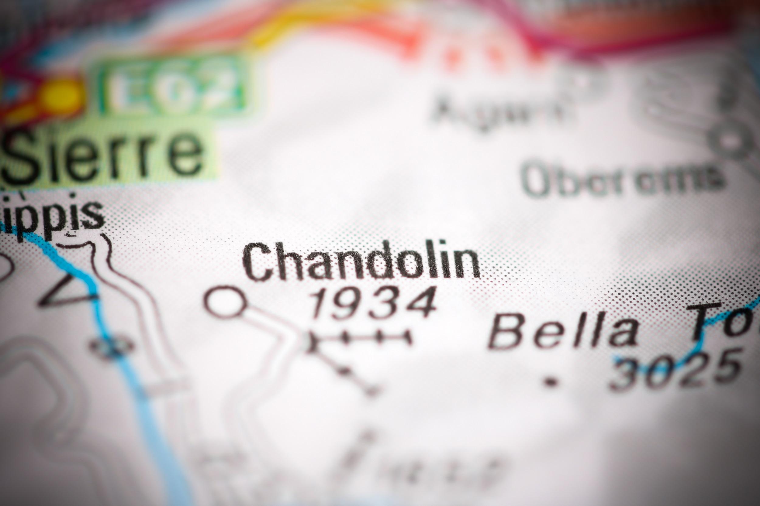 zwitserland-chandolin-op-een-kaart