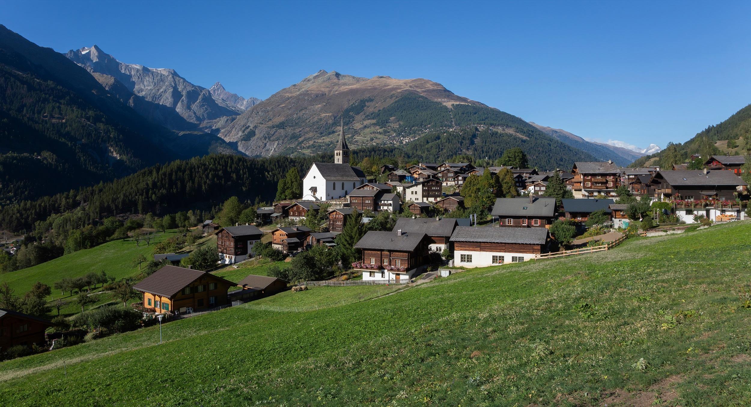Schweiz-Ernen-Dorf