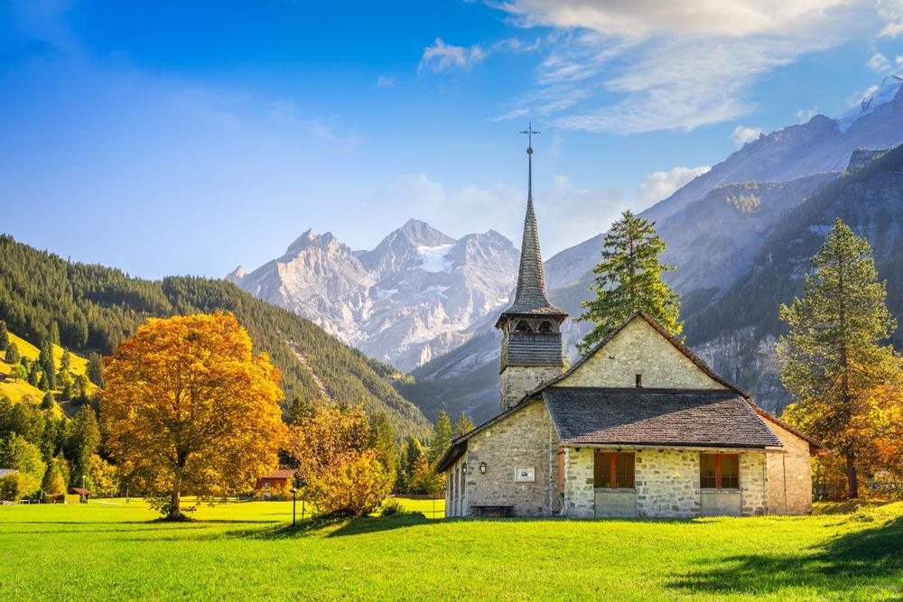 Switzerland Kandersteg Marienkirche