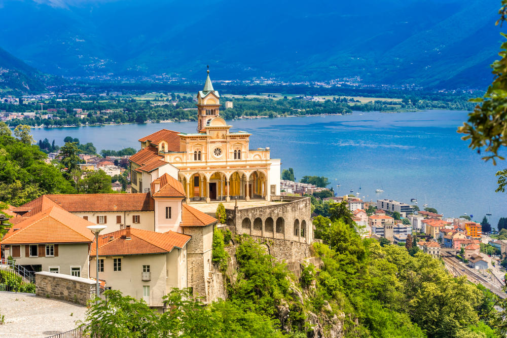 Switzerland Locarno Madonna del Sasso