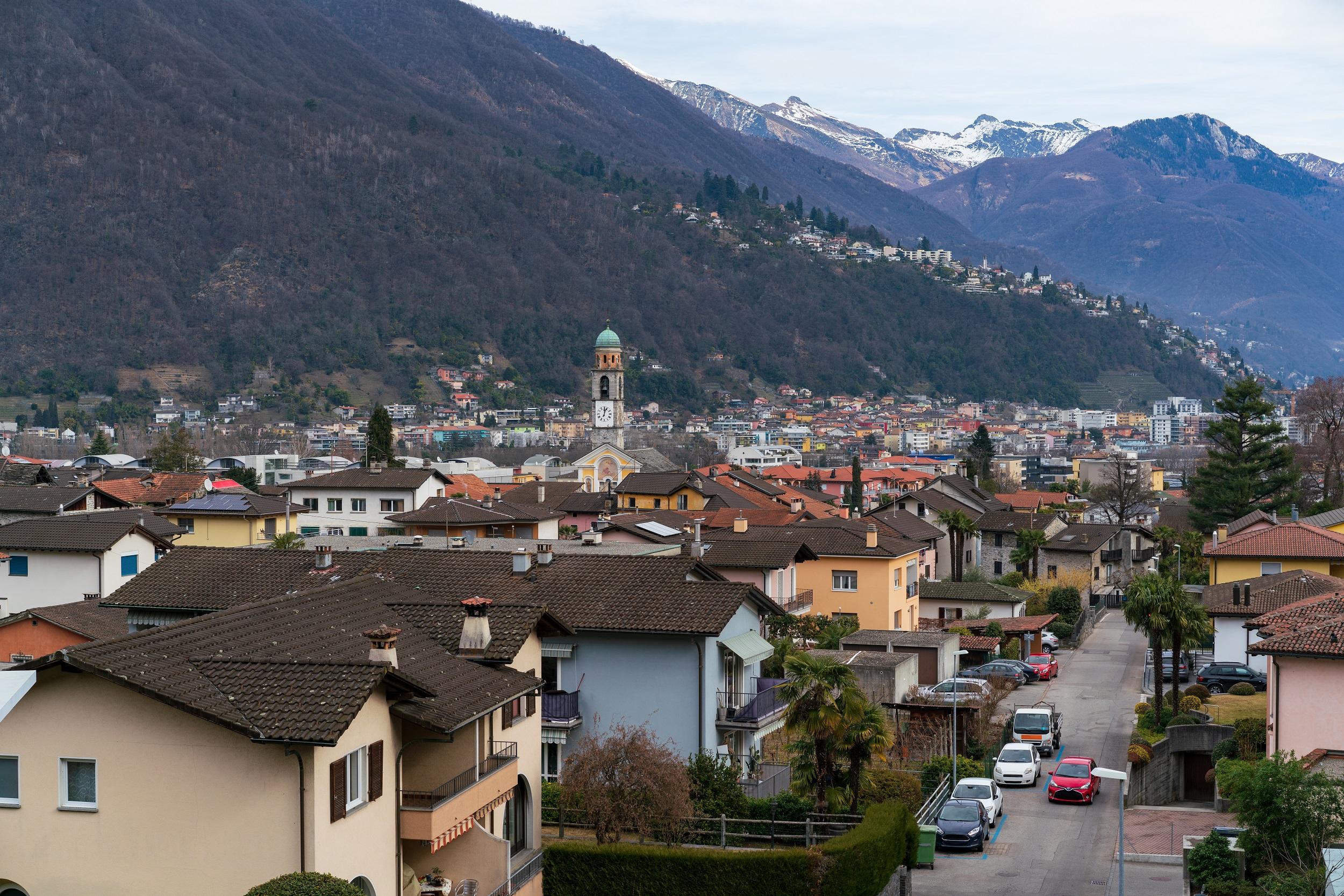 Schweiz-Losone-Dorf