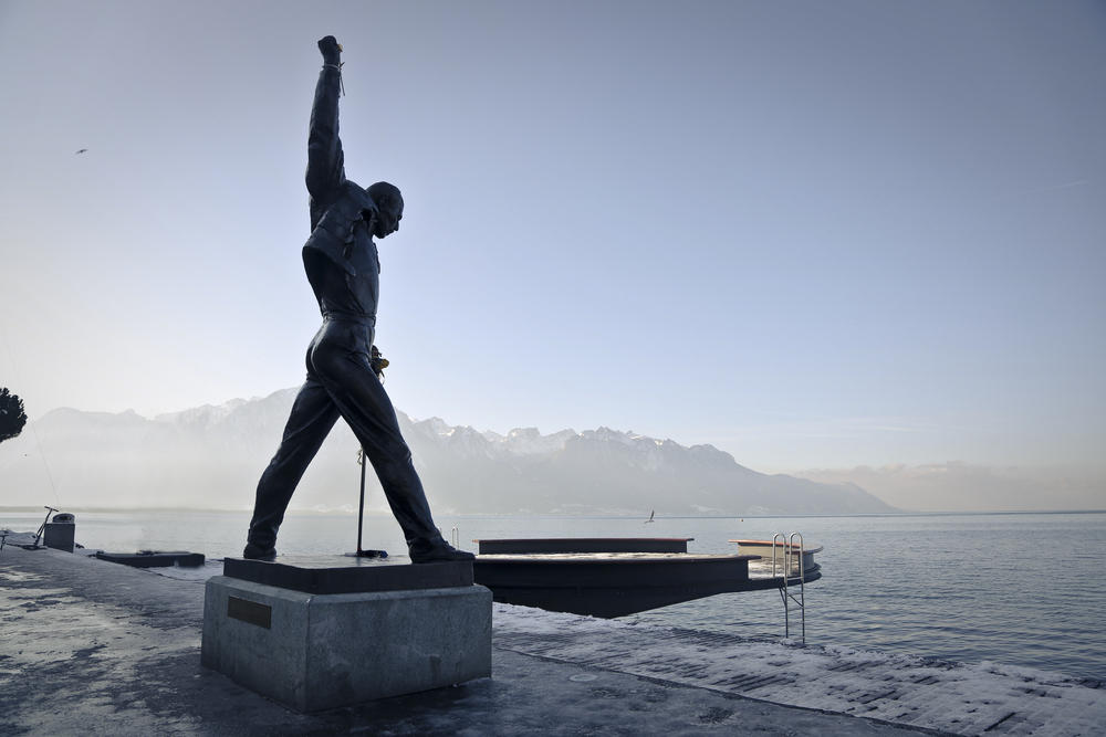 Suisse Montreux statue de Freddie Mercury