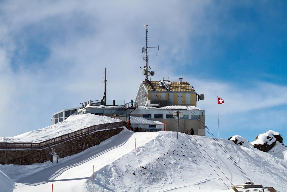 Schweiz Parpaner Rothorn Bergstation