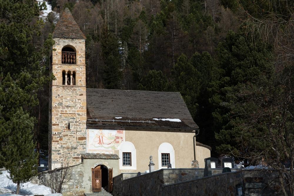 Zwitserland Pontresina kerk