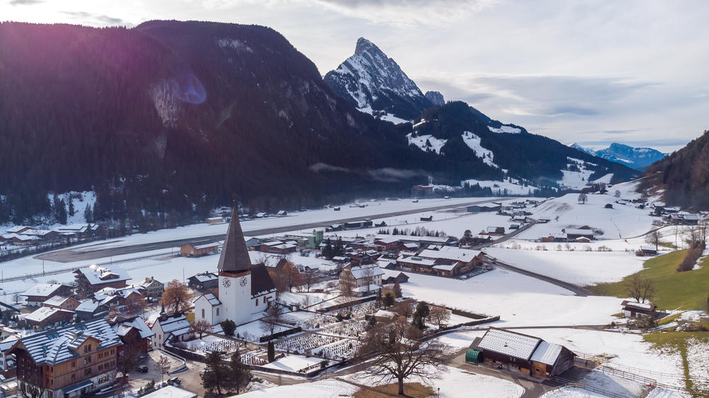 Suisse Saanen hiver