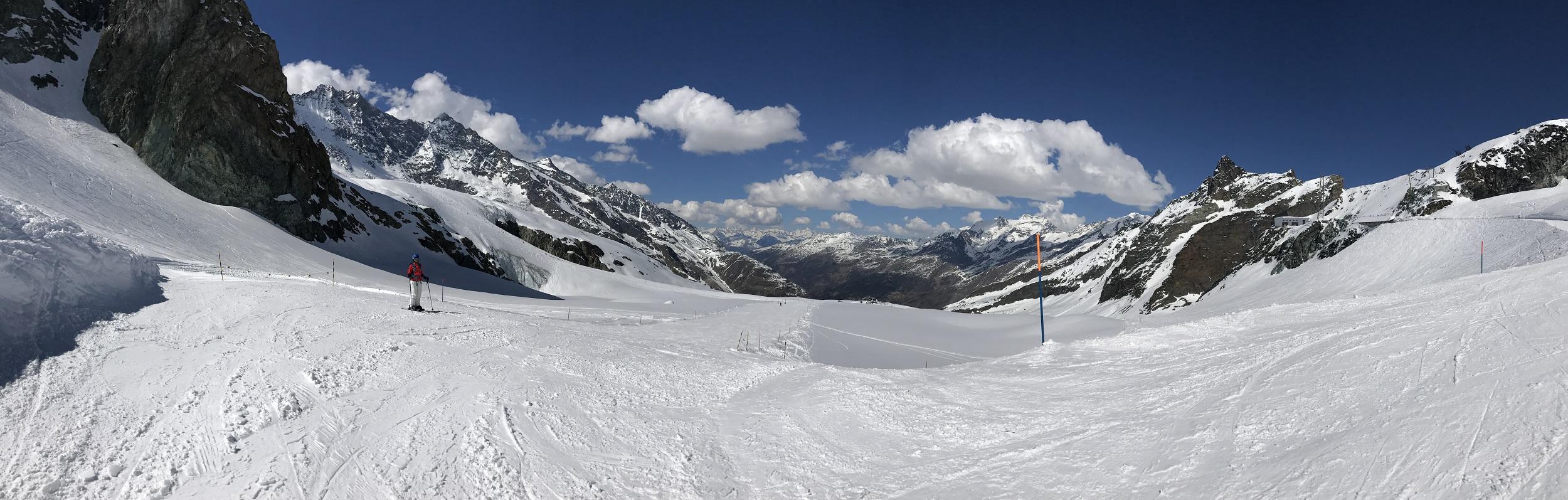 Schweiz-Saas-Fee-Skigebiet