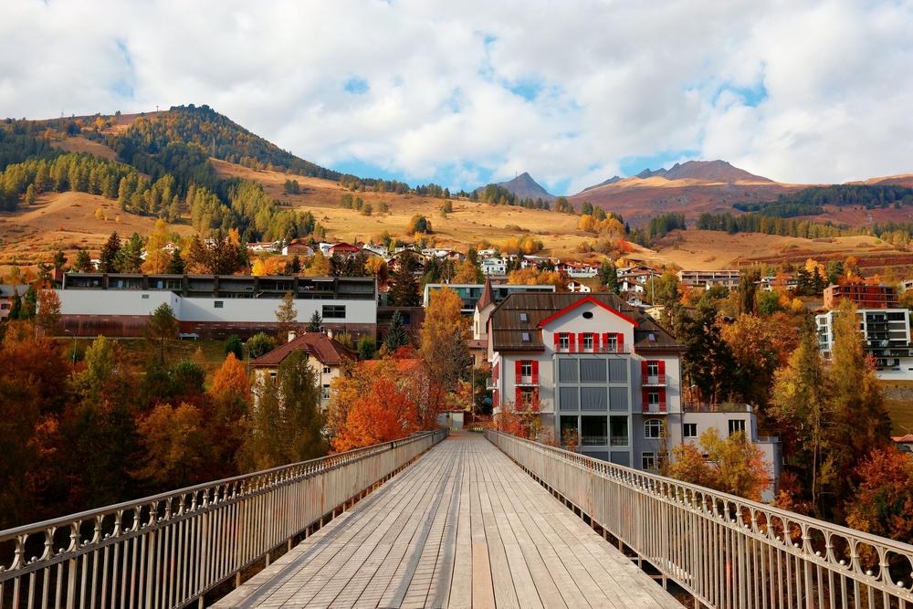 Zwitserland Scuol brug