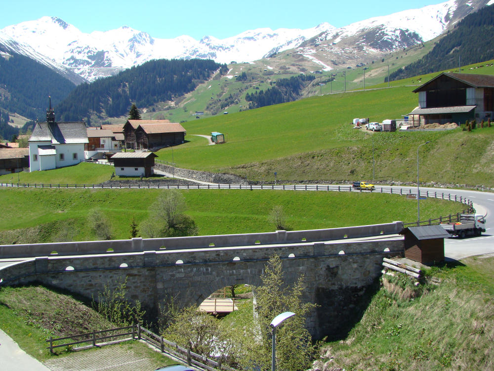 Zwitserland Sedrun kerk