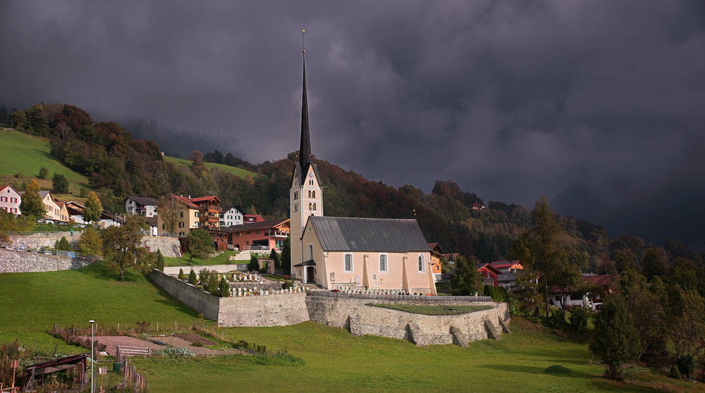 Suisse Seewis Église de village