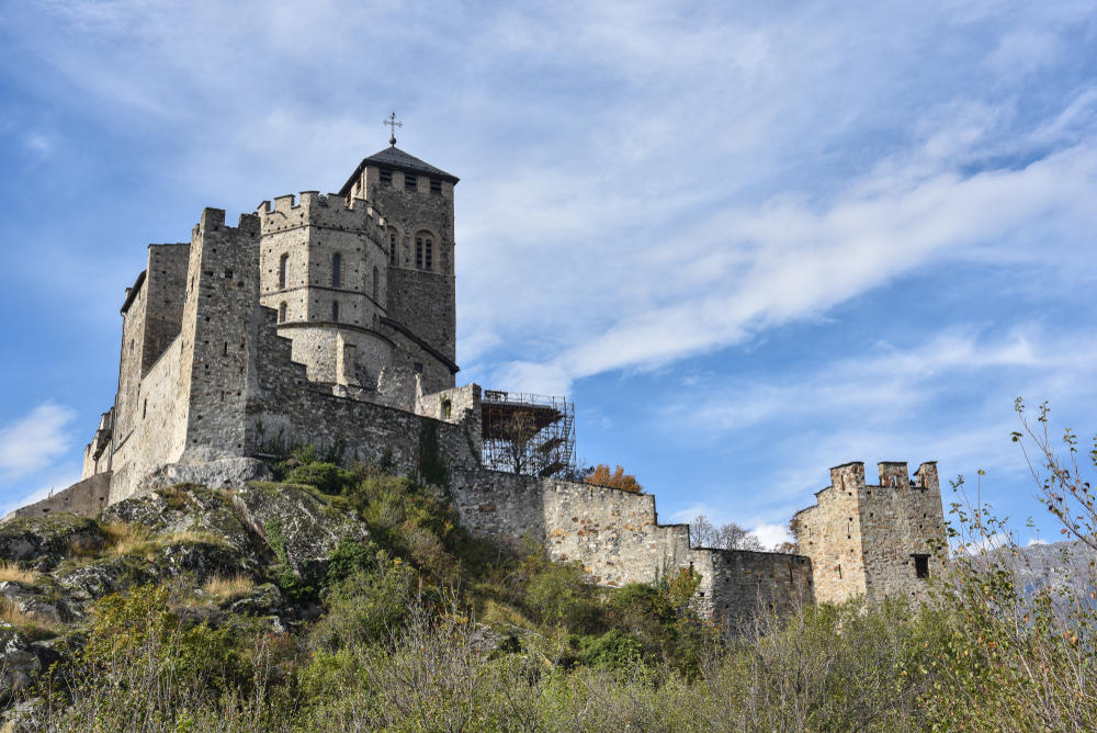 Switzerland Sion Chateau de Tourbillon