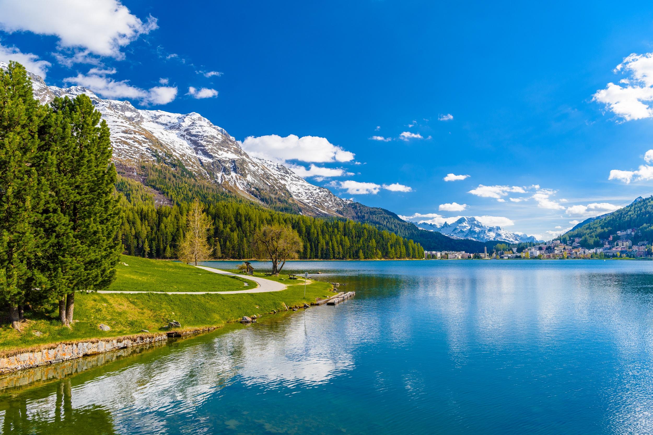 Suisse - Lac de Saint-Moritz