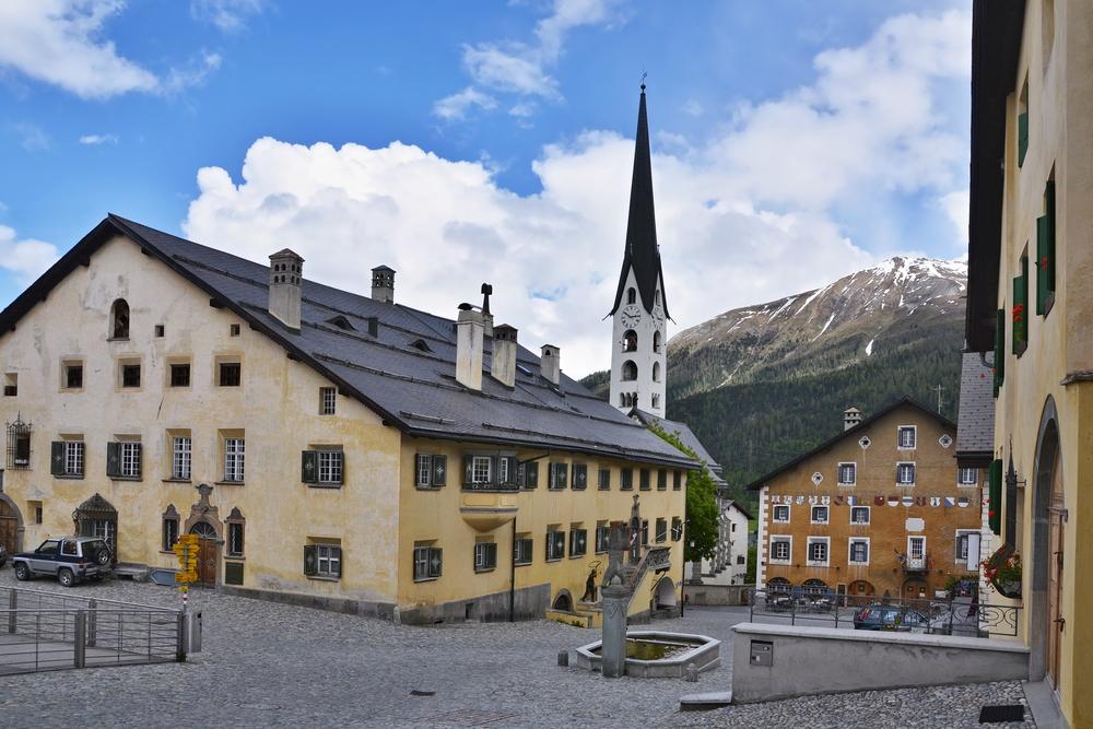 Zwitserland Zuoz kerk