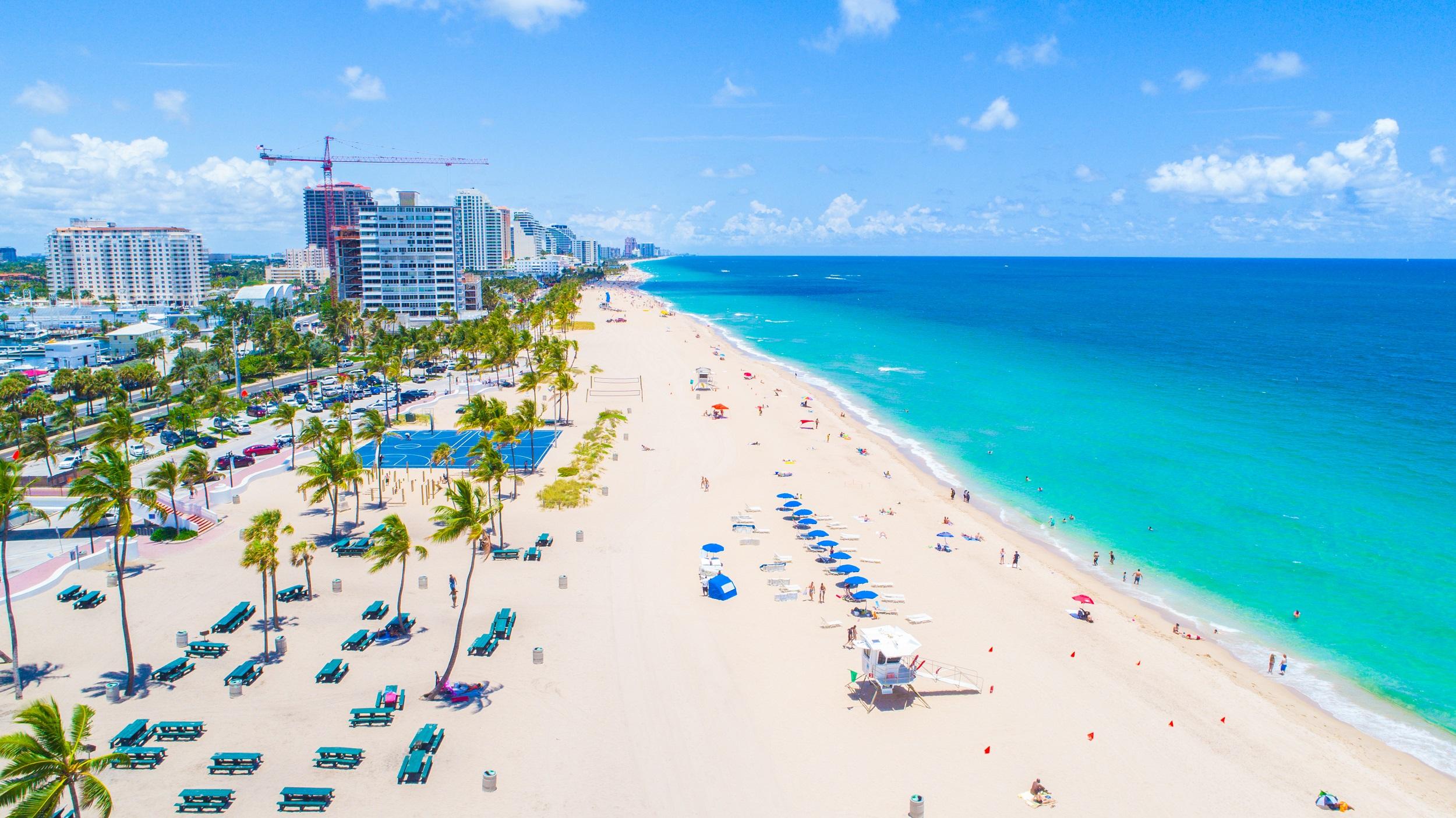 La plage de Fort Lauderdale